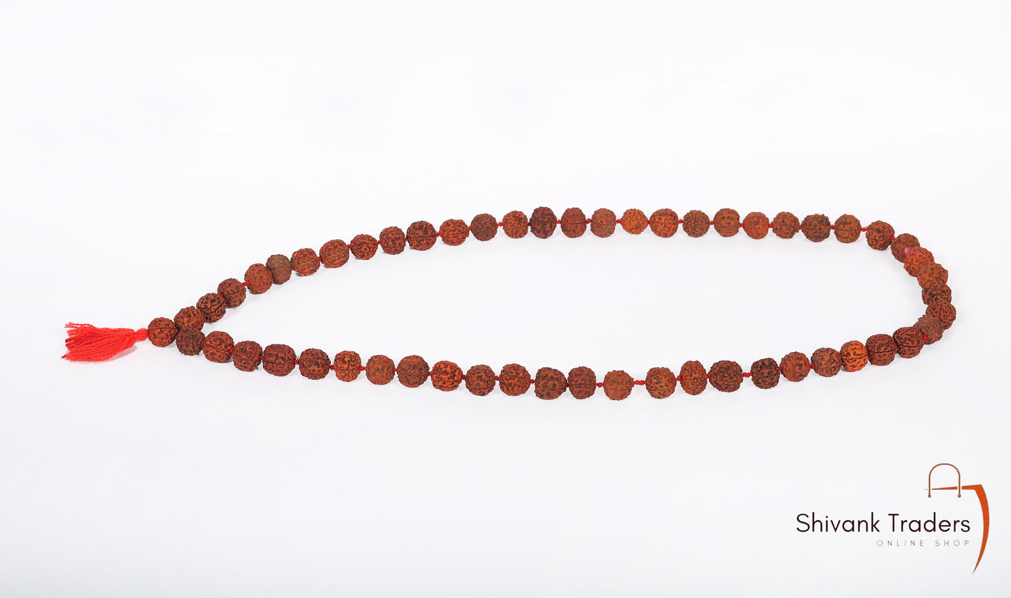 5 Mukhi Original Nepali Rudraksha Mala with Certification