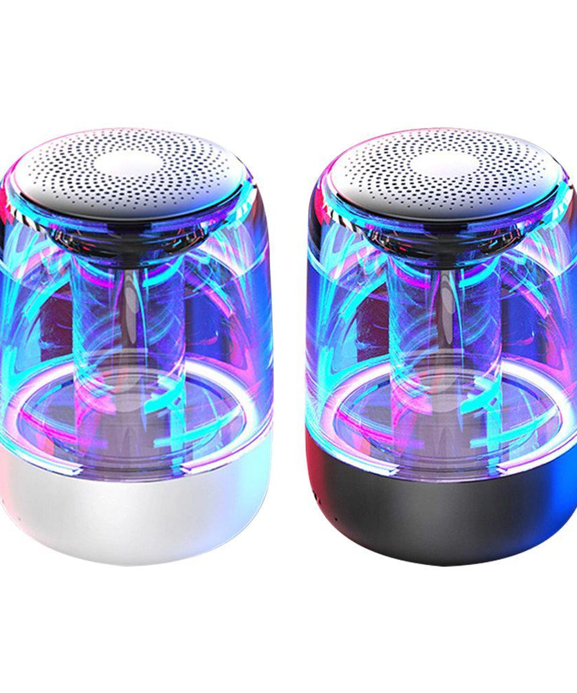 Portable Speakers Bluetooth Column Wireless Bluetooth Speaker Powerful Bass Radio with Variable Color LED Light