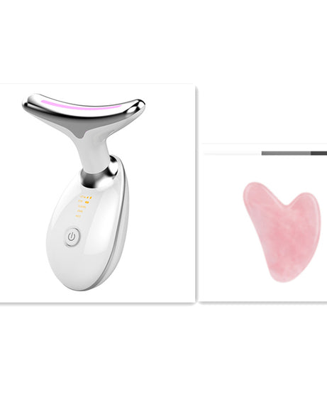 EMS Thermal Neck Lifting And Tighten Massager Electric Microcurrent Wrinkle Remover