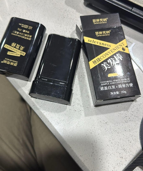 Covering White Hair is Simple and Convenient 20gm - Black