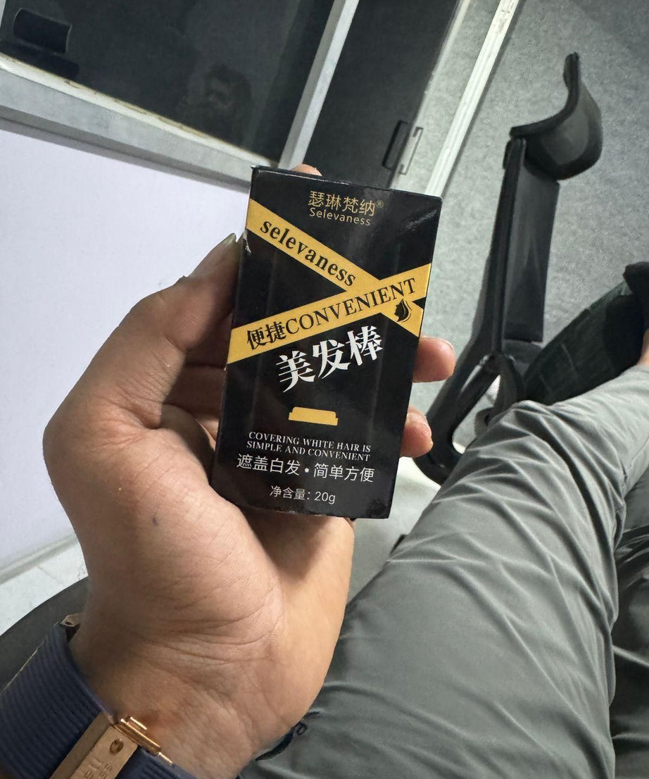 Covering White Hair is Simple and Convenient 20gm - Black
