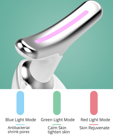 EMS Thermal Neck Lifting And Tighten Massager Electric Microcurrent Wrinkle Remover